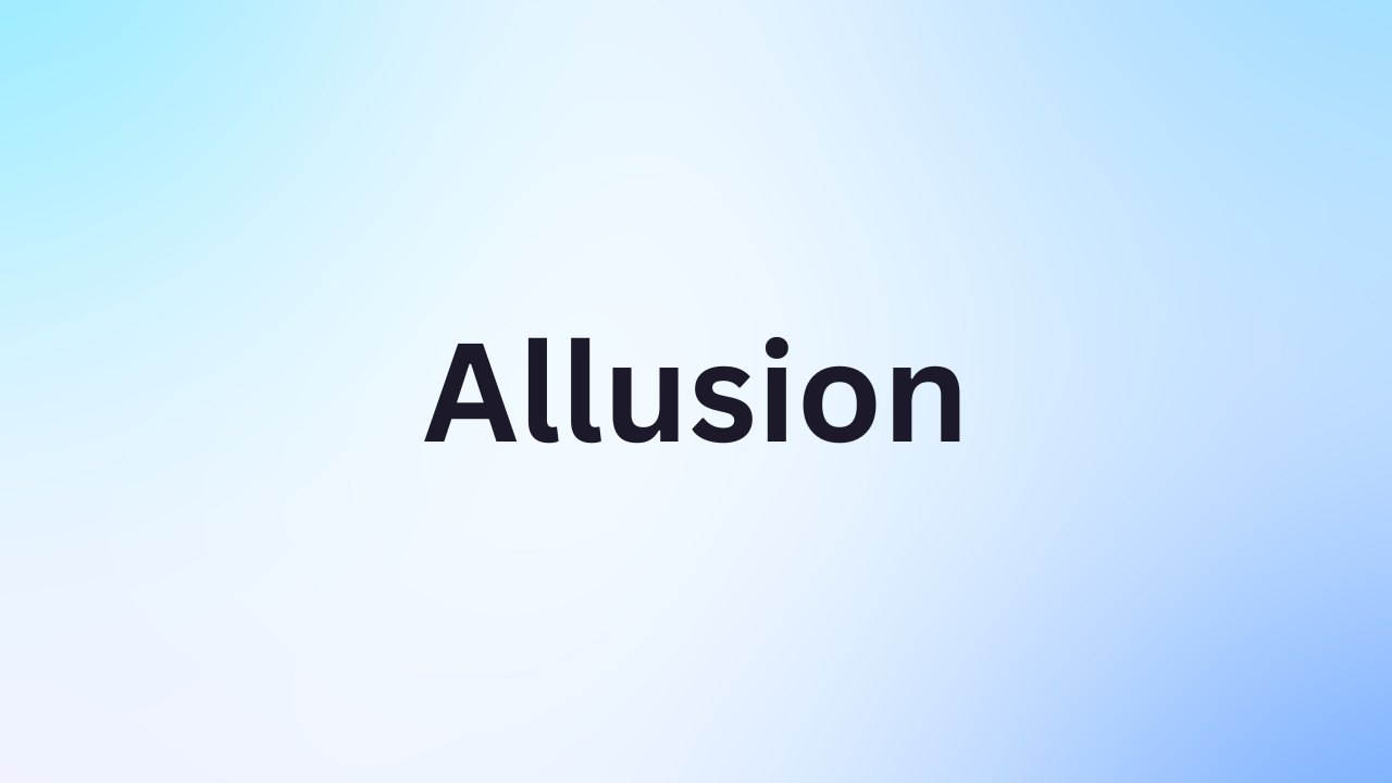 Allusion