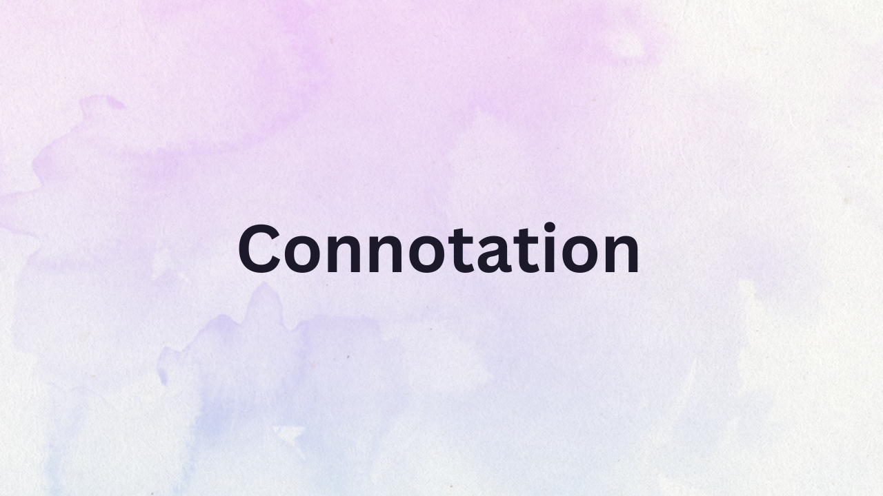 Connotation definition literature